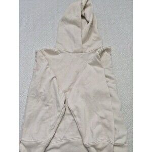 A New Day Ivory Pullover Hoodie Cotton XL Women Long Sleeve Crew Neck